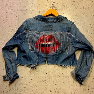 Lips 👄 Jean jacket